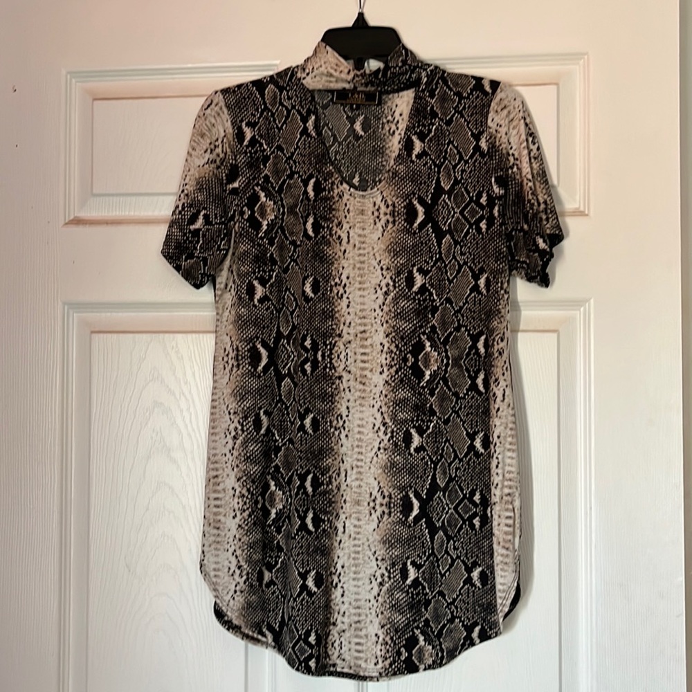 Snake print shirt